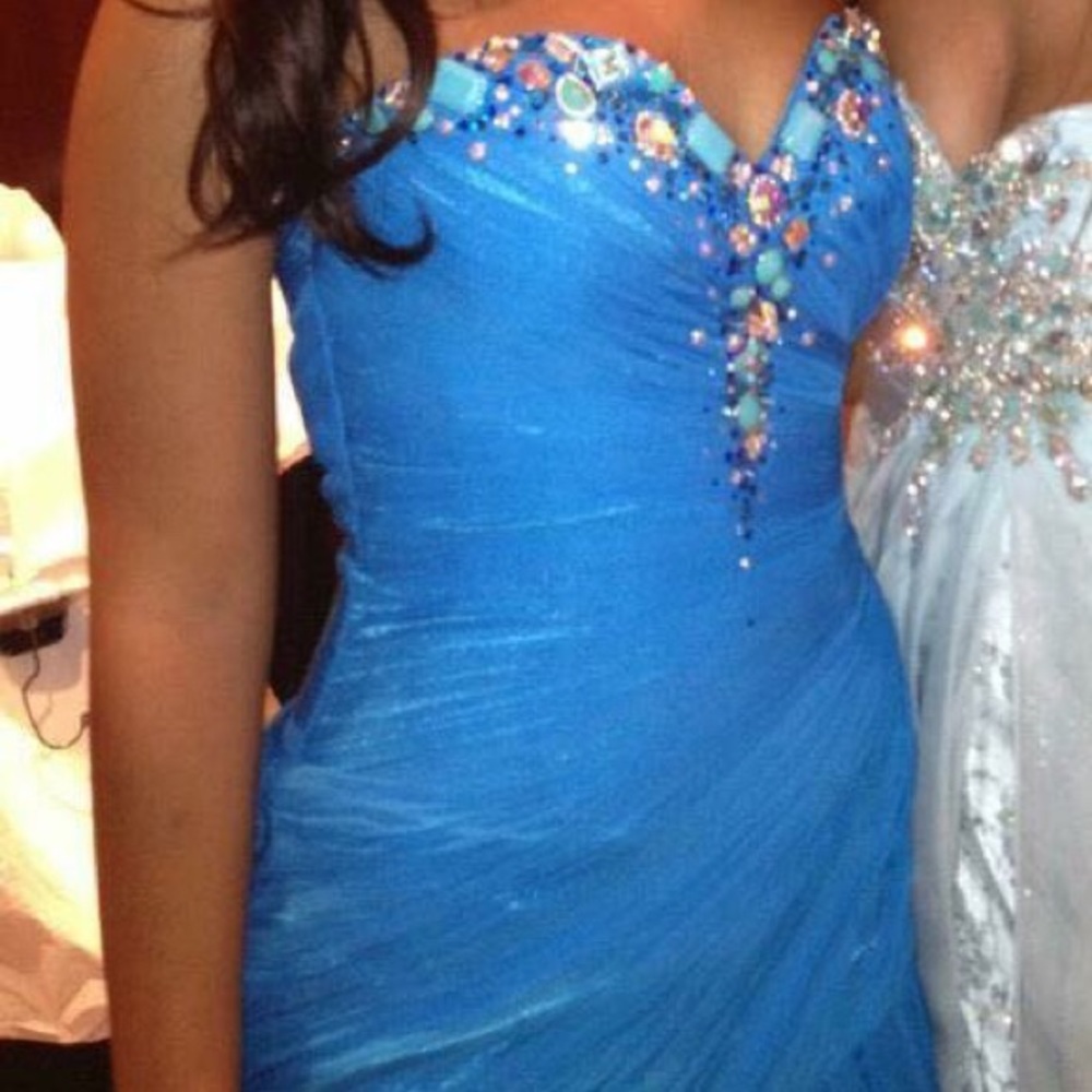 Custom Made Crown Couture Evening Gown